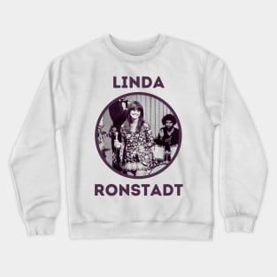 linda ronstadt ll choco red Crewneck Sweatshirt